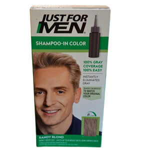 Just For Men Shampoo-In Color Sandy Blond New in Box